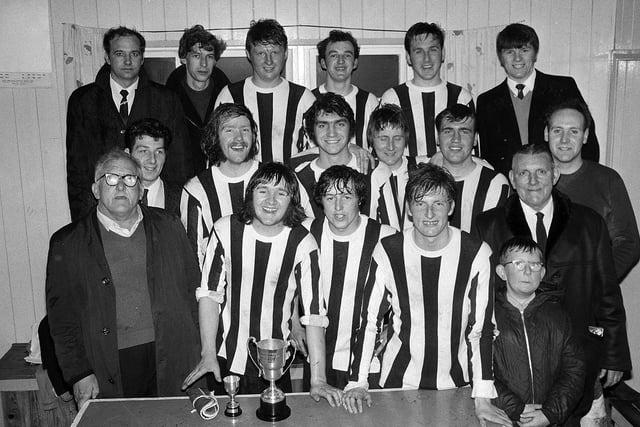 Warsop Charity Cup Final winners in 1970.