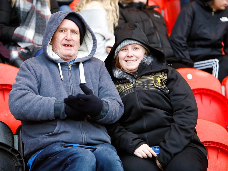 An army of over 3,300 Mansfield Town supporters roared Stags on to victory at Doncaster. Can you see anyone you know?
