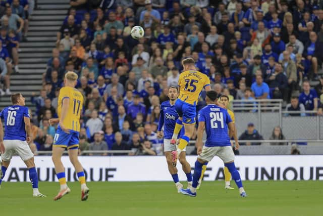Action during the Carabao Cup second round tie, Everton v Mansfield Town FC at the brand-new Hill Dickinson Stadium, 27 August 2025 Photo credit Chris & Jeanette Holloway / The Bigger Picture.media