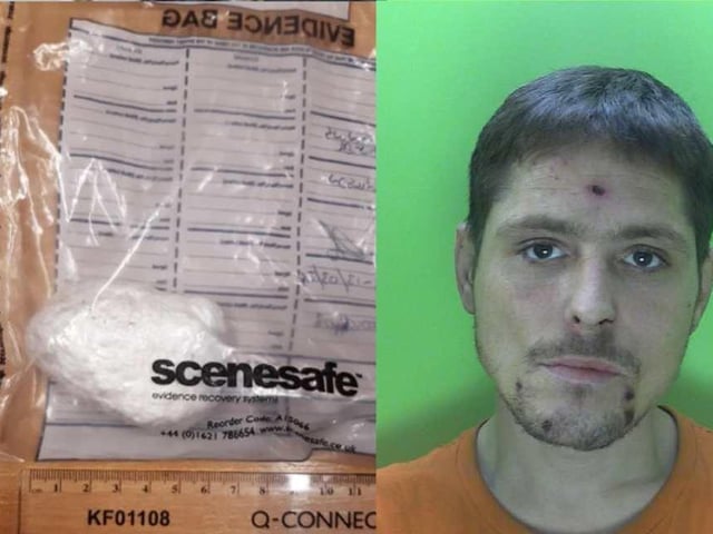William Roe, 38, of HMP Fosse Way, (pictured) and Ashley Wilson, 33, Mills Way, Worksop, both pleaded guilty to possession with the intent to supply the Class A drug cocaine. Roe was jailed for 28 months. Wilson was handed a 22-month sentence, suspended for two years. She is required to participate in 20 days of rehabilitation appointments. (Picture: Nottinghamshire Police.)