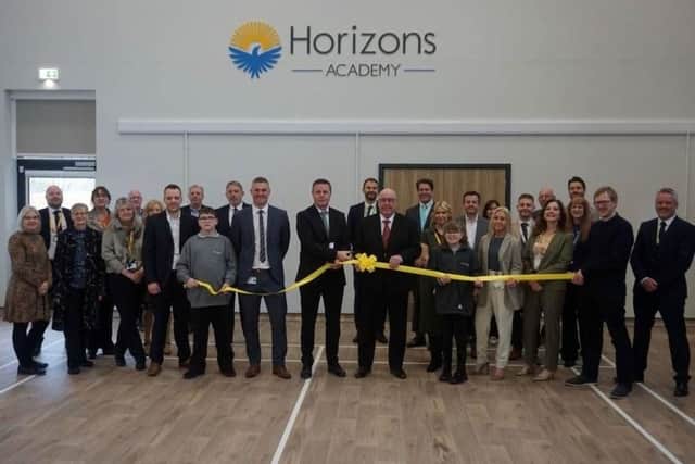 Councillors and partners at Horizons Academy