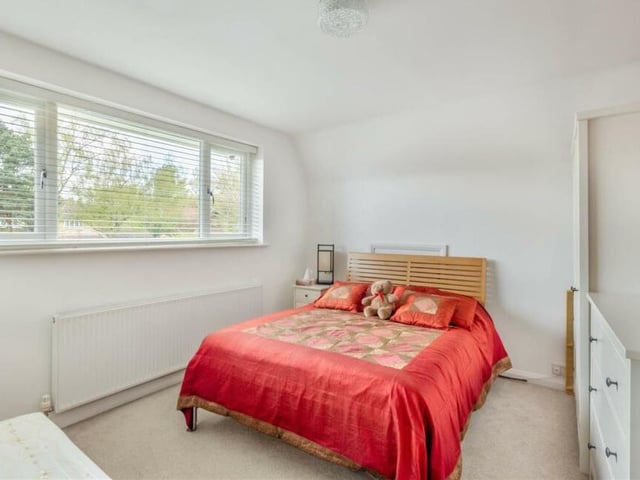 Here is bedroom number three, which overlooks the front of the £649,950 house.