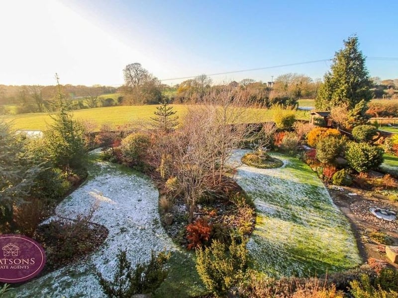 Even on a crisp, frosty winter's day, the garden looks a picture.