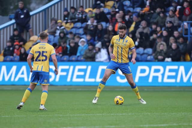 Action during the Sky Bet League 1 match against Stockport County FC at the One Call Stadium, 20 Dec 2025, Photo credit Chris & Jeanette Holloway / The Bigger Picture.media
