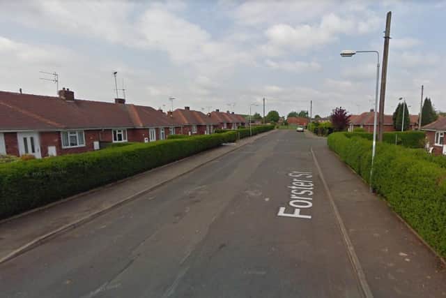 Forster Street, Kirkby (image from Google Ma) in the area where fire crews battled a house fire