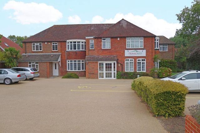 This 21 bedroom hotel is located in Fareham and is on the market for £1.75 million. It is listed by Goadsby - Bournemouth.