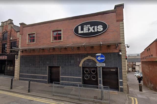 Club Lexis, Clumber Street, Mansfield town centre.