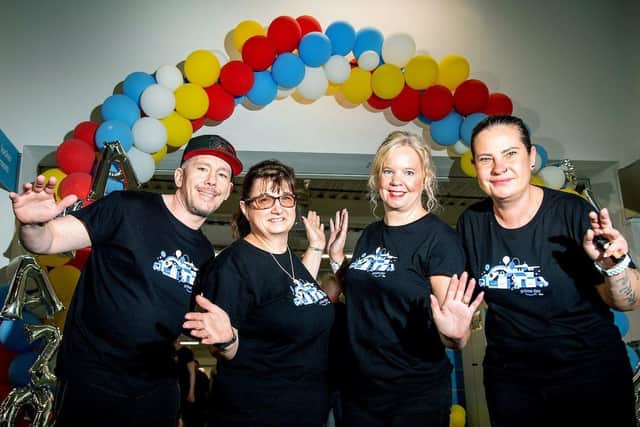 The team at Amazon in Sutton primed and ready to celebrate. (Photo by: Amazon UK)