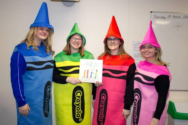 Check out our archive images of World Book Day including this shot of staff at The Beech Academy in Mansfield in 2020.