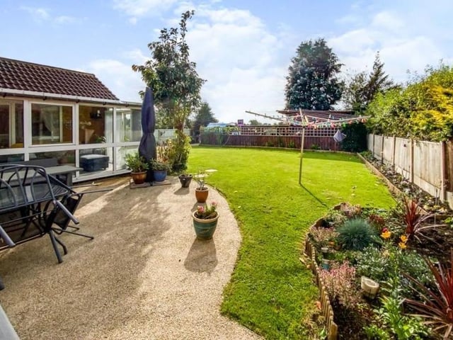 Yet more garden space to enjoy at the Sutton bungalow.