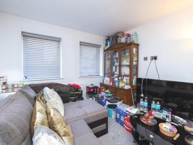 The ground floor of the dormer bungalow also features this bedroom or lounge. It is a handy, flexible space.