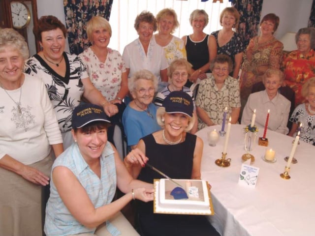 Kirkby Inner Wheel members held a tea party in 2006 for International Peace Day.