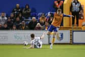 George Maris in action for Stags against Bradford. Photo: Chris Holloway / The Bigger Picture.media