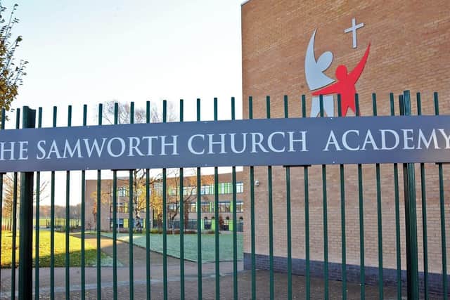 Samworth Church Academy, which has been part of the Diocese of Southwell and Nottingham Multi-Academy Trust since December 2018.