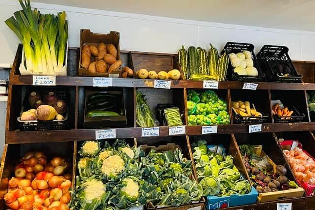 The shop offers a diverse selection of season produce, from fresh fruit and vegetables to meat from its on-site butchery, earning rave reviews.