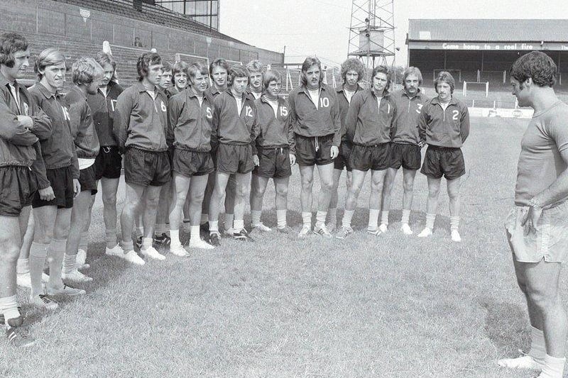 Stags return to training for the 1976/77 season.