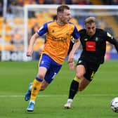 George Maris is one of three Mansfield Town players in the list of top 20 best performing players in League Two.