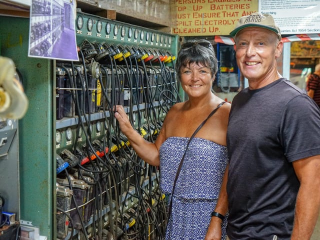 Chris and Jackie Briggs at the opening day.