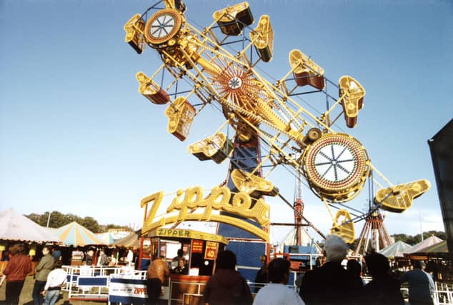 The Zipper ride at the 1985 fair.