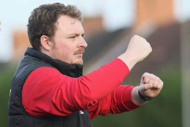Winning start - AFC Mansfield manager Paul Rockley