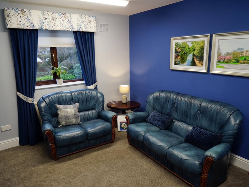 One of the refurbished rooms.