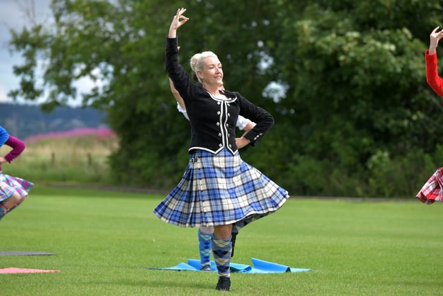 Highland dancing plays a big part in the annual event