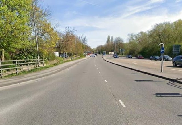 Mansfield Road, Sutton near to Kings Mill Hospital.