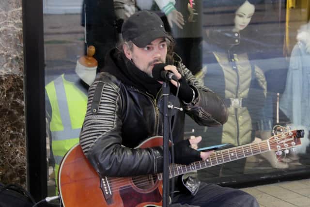 NOVEMBER -- popular Mansfield busker Wes Dolan found himself in hot water with the council after noise complaints.