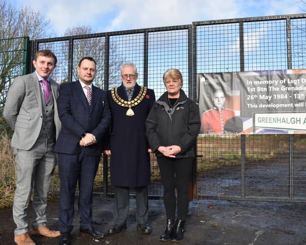 The new road will be named Greenhalgh Avenue after David Greenhalgh