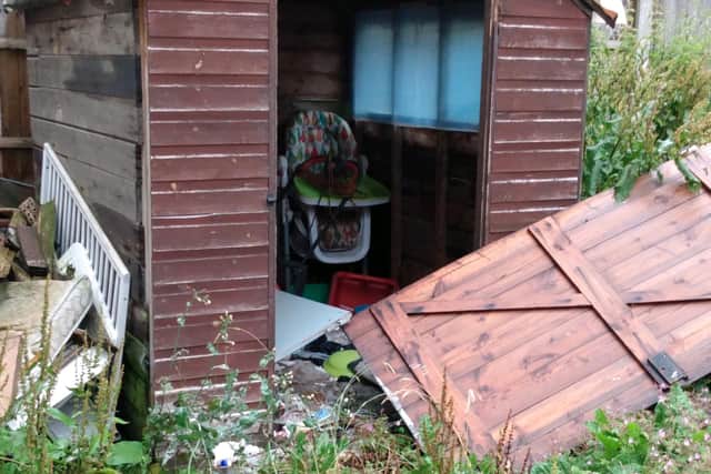 Kirkby woman Claire Blockley has been left several hundred pounds out of pocket after ignoring calls to clear up her messy garden. Photo: Ashfield District Council