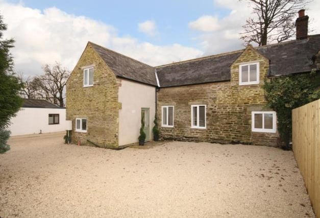 This three-bedroom barn conversion has a £350,000 asking price (https://www.zoopla.co.uk/for-sale/details/54267815).