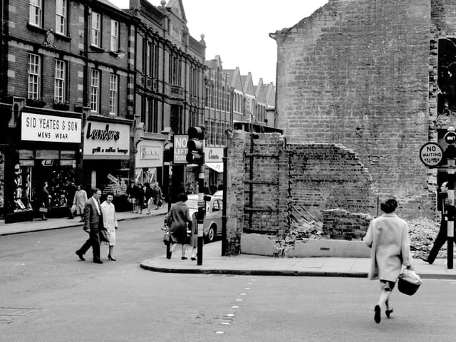 The view down Leeming Street - do you remember these shops?