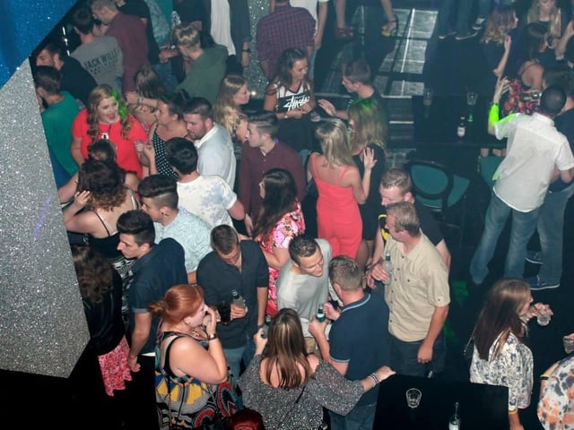 Busting some moves on the dance floor