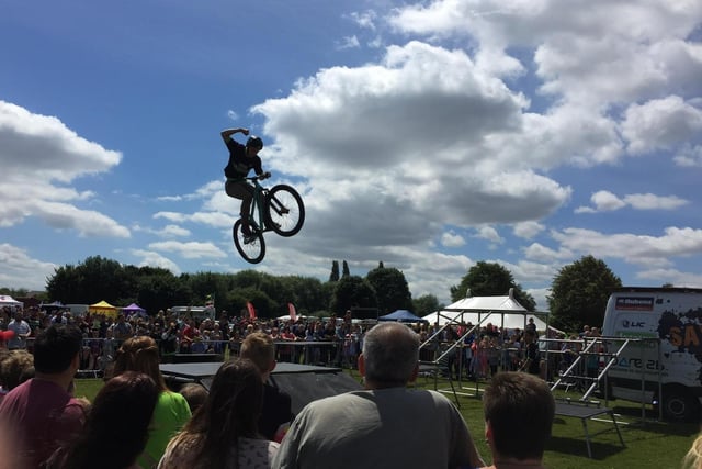 A BMX stunt display is one of the many attractions at the annual Warsop Carnival, which returns on Sunday at The Carrs. The free event, organised by volunteers, is for all ages and will also include a music festival, funfair, craft stalls, old-school sports day, boxing exhibition, marching band, licensed bar and hot food. The carnival's kings and queens from local schools will be unveiled too.