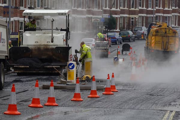 Several miles of Nottingham roads were repaired last year