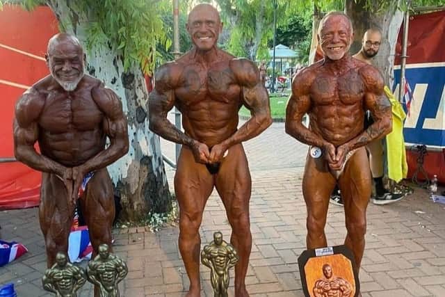 Pictured, from the left, are Andy Lawley, Nigel Goundry and Andy Batty.