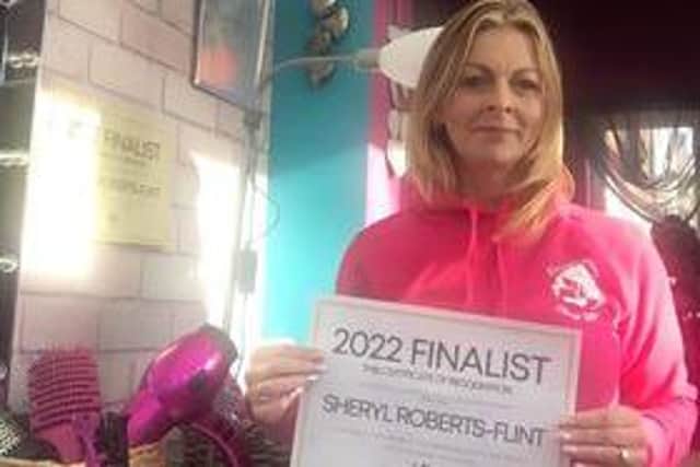 Sheryl Roberts-Flint and her salon Sassyhairfixers have been shortlisted in the UK Hair and Beauty Awards.