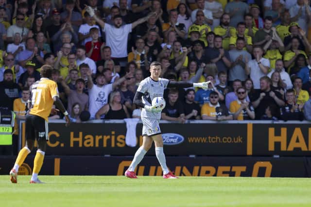 Action during the Sky Bet League 1 match against Burton Albion FC at the Pirelli Stadium Stadium, 02 Aug 2025 Photo credit Chris Holloway / The Bigger Picture.media