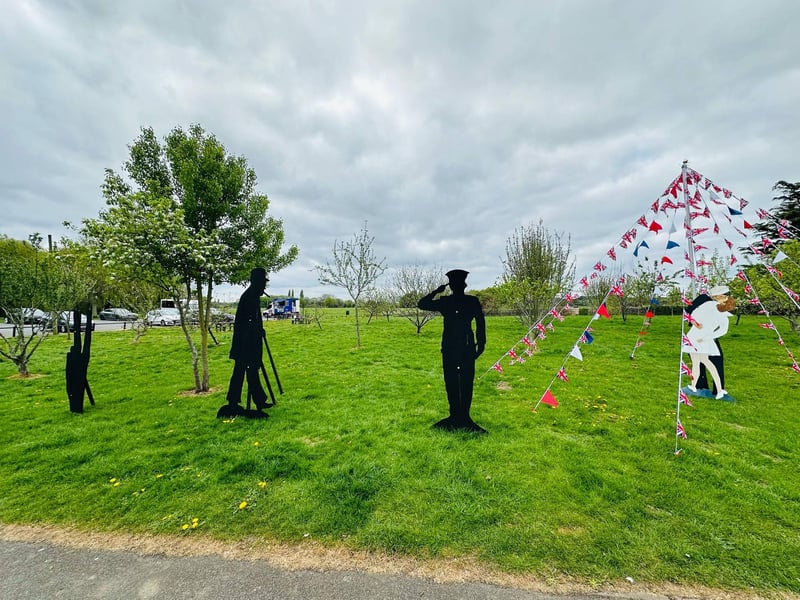 You can see part of the display from The Carrs car park, near the cenotaph.
