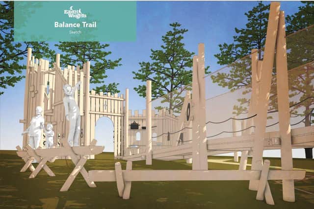 Balance trail play feature