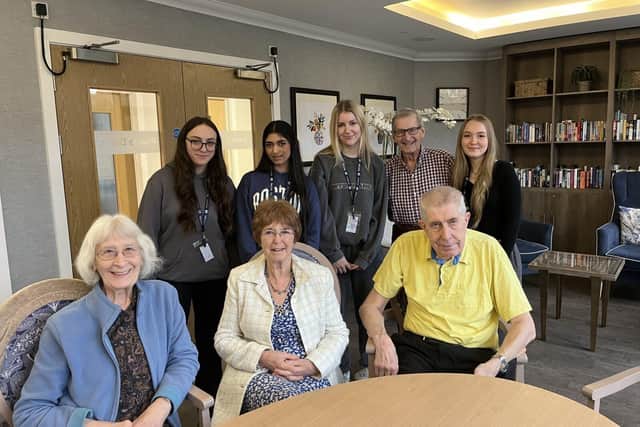 Toot Hill School students have been spending time with Fosse Way View residents