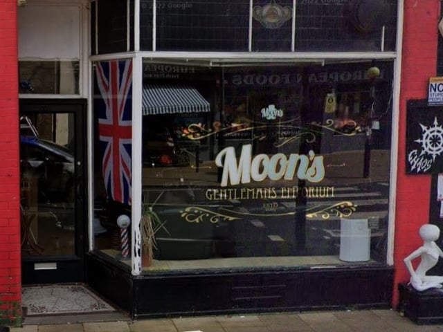 Moon's Barber Shop, Bridge Street, Mansfield. One reviewer said: "Best barbers in town! Awesome atmosphere and super-friendly staff."
