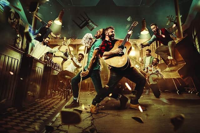 The show combines combine beautiful harmonies with world-class tap dance, soulful storytelling and beer