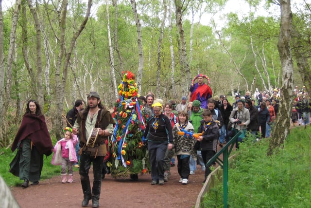 May Day celebrations at Sherwood Forest.