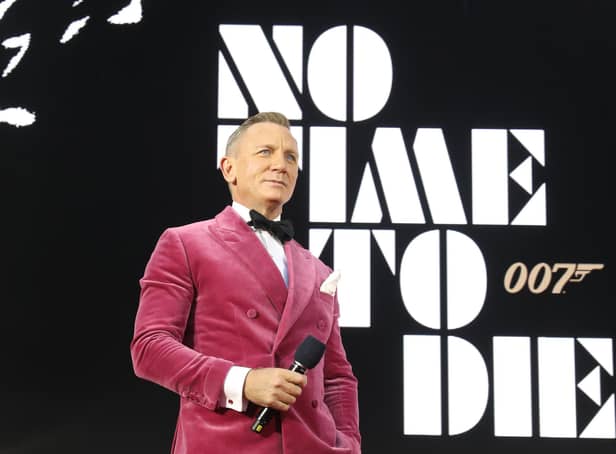 Daniel Craig at the world premiere of the latest James Bond movie, 'No Time To Die'. (PHOTO BY: Tristan Fewings/Getty Images)