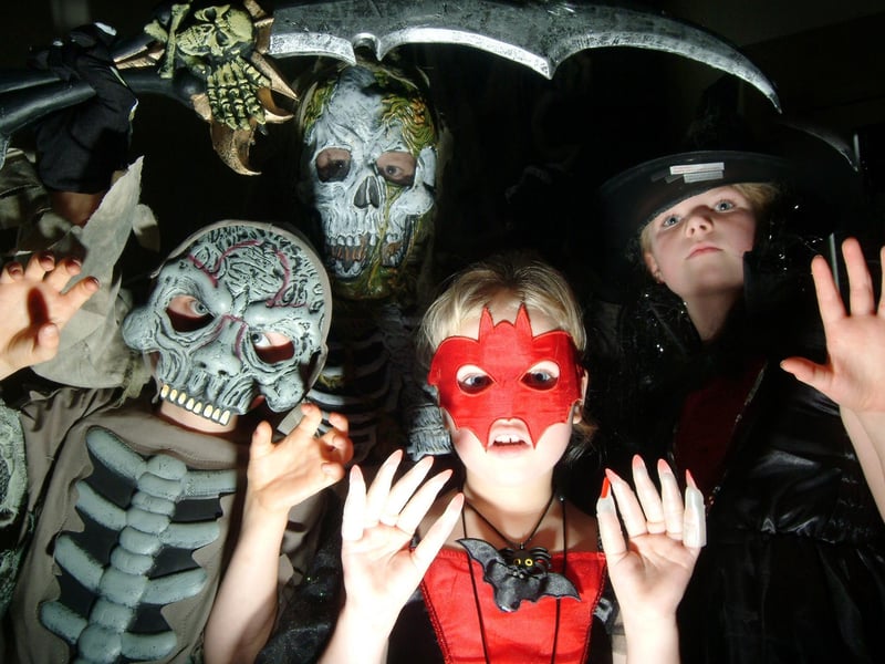 Cuckney Church of England Primary School held a Halloween event on Thursday for pupils with a fancy dress competition, carved pumpkin contest, disco and refreshments. Pictured were winners of the fancy dress, pictured L to R are; Jacob Shutt 6, Callum Hunt 10, Isabel Revill 4 and Hannah Walters 8. (Ages at the time). 2009