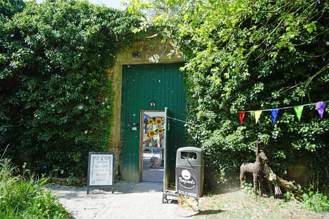 The Secret Garden Tea Room at Mansfield Wildlife Rescue.