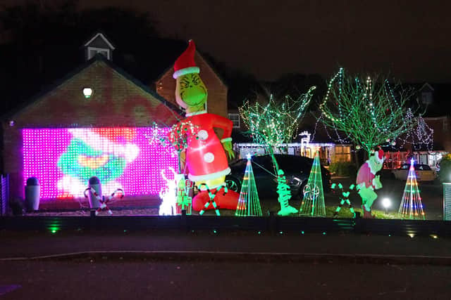 Even the Grinch made an appearance on Paddock Close over Christmas.