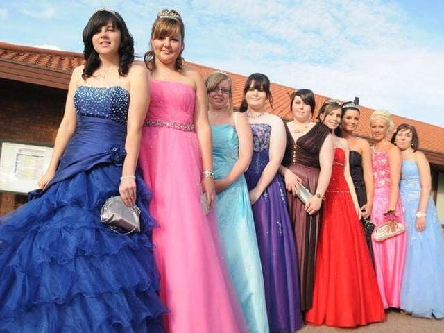 Meden School's year 11 prom at Mansfield Civic Centre in 2010.