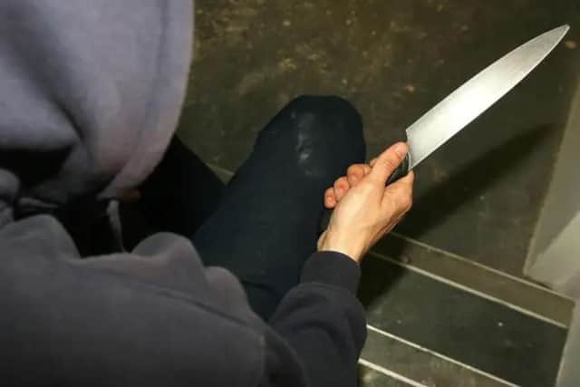 One in seven convictions and cautions for knife crime in Nottinghamshire last year were given to boys. Photo: Other